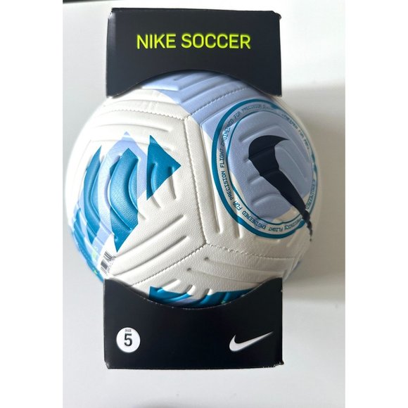 NIKE STRIKE SOCCER BALL AEROWSCULPT LIGHT BLUE DC2376-106 SIZE 5 NEW - Picture 1 of 5
